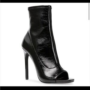 Steve Madden Elettra Black Pattent Heels Women’s Size 6.5